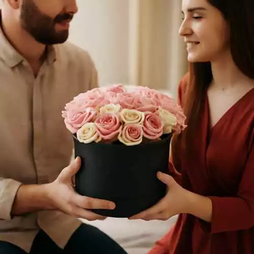 باکس گل خواستگاری شیک در مشهد