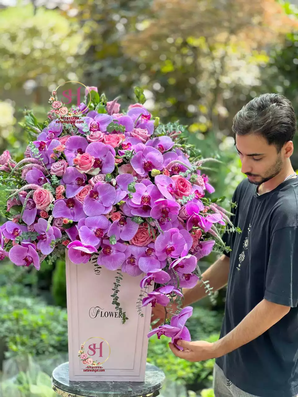 باکس گل لاکچری سعادت