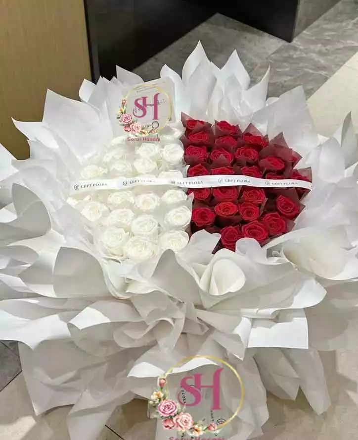 باکس گل مریم(60 شاخه)